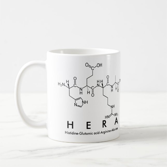 Tasse des Hera-Peptids (Links)