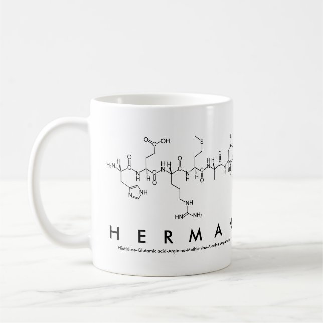 Tasse des Herman-Peptids (Links)