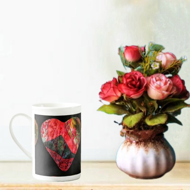 Tasse des Herzens (This coffee mug with this Irregular Heart design, stands out as your favorite mug!)