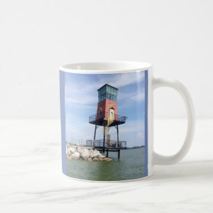 Tasse des Holzbootsignatur-Fotos