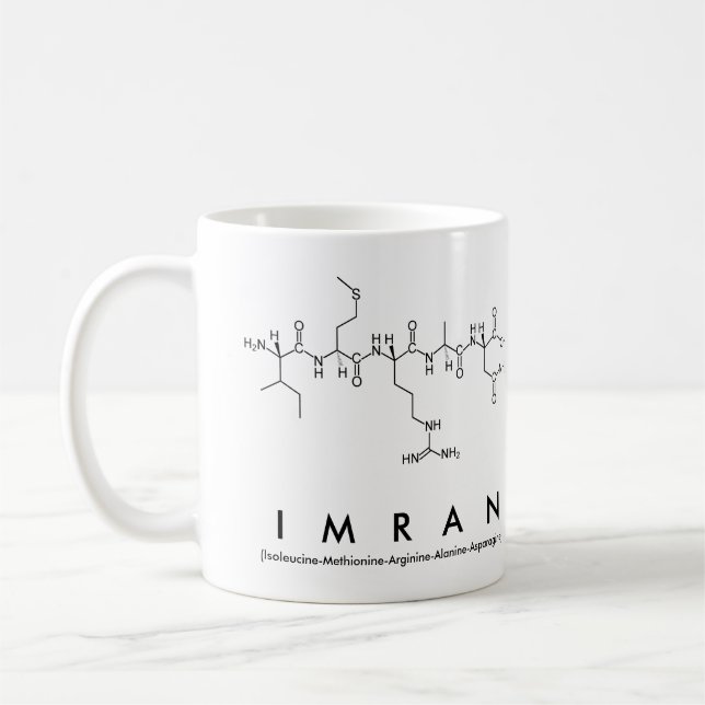 Tasse des Imran-Peptids (Links)