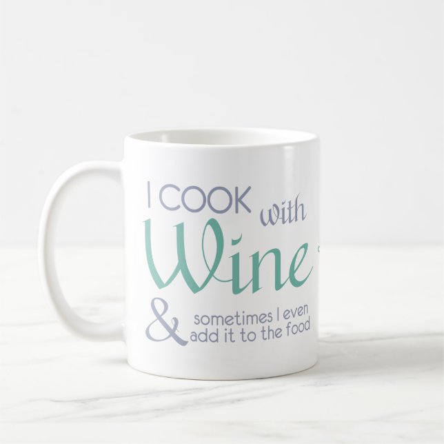 Tasse des individuellen Namens Wein (Links)