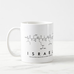 Tasse des israelischen Peptids
