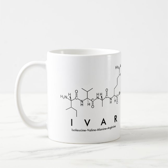 Tasse des Ivar-Peptids (Links)
