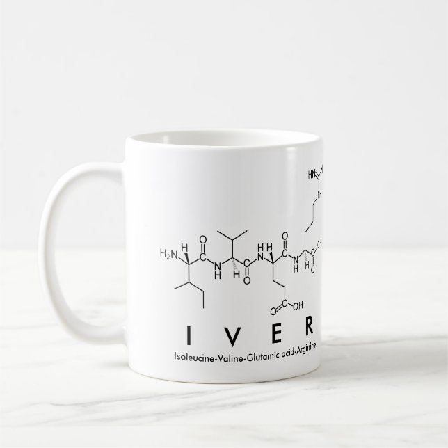 Tasse des Iver-Peptids (Links)