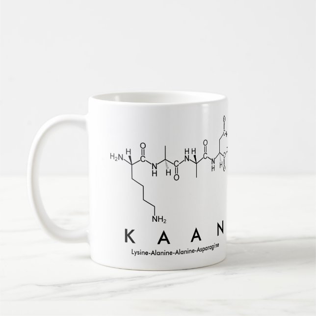 Tasse des Kaan-Peptids (Links)