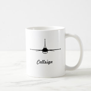 Tasse des Kaffee-F-16