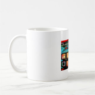 Tasse des Kaffees Anstrich von Vintagem Sun Motor
