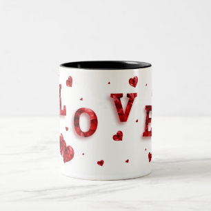 Tasse des Kaffees - Liebe