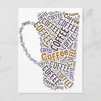 Tasse des Kaffees Postkarte