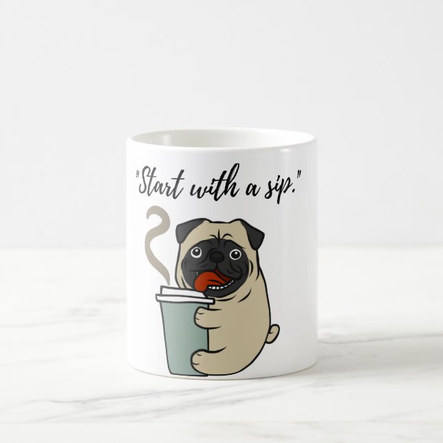 "Tasse des Kaffees: Schüren Sie Ihre Fantasie" Kaffeetasse (Mittel)