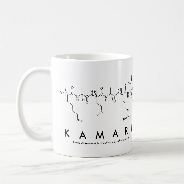 Tasse des Kamari-Peptids (Links)