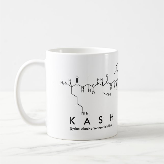 Tasse des Kash-Peptids (Links)