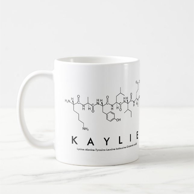 Tasse des Kaylie-Peptids (Links)