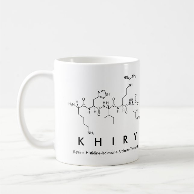 Tasse des Khiry-Peptids (Links)