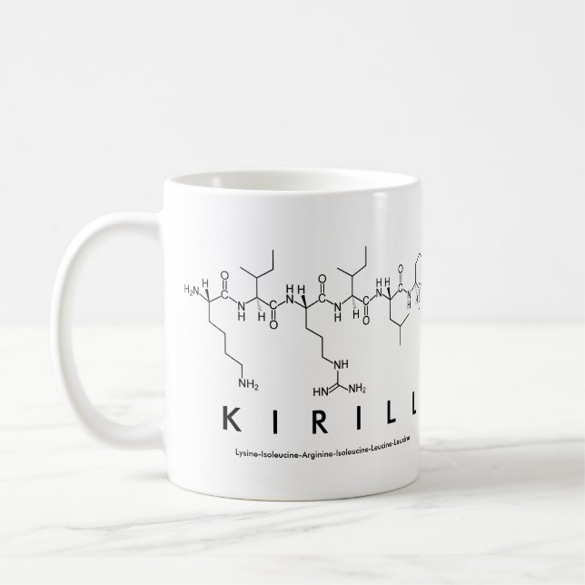 Tasse des Kirill-Peptids (Links)