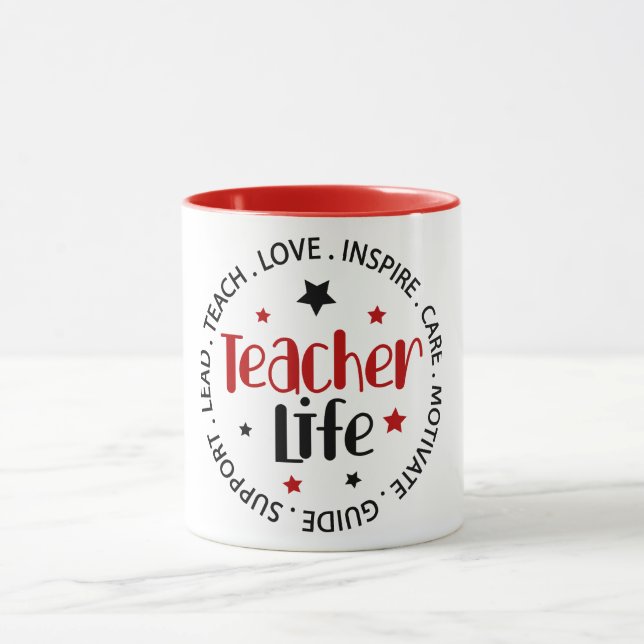Tasse des Lehrers, 11oz (Zentrum)