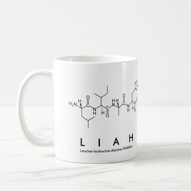 Tasse des Liah-Peptids (Links)