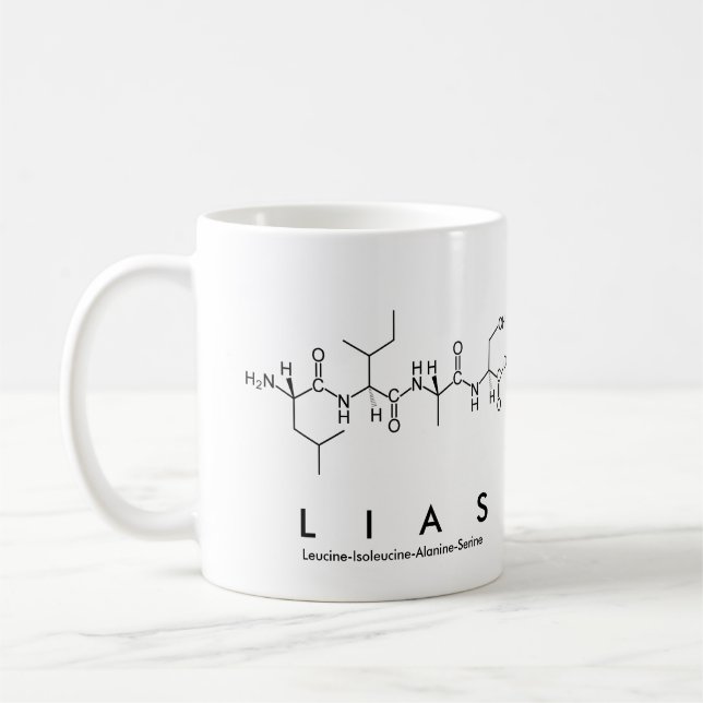Tasse des Lias-Peptids (Links)