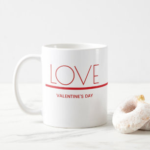 Tasse des Liebe-Valentinstag- 