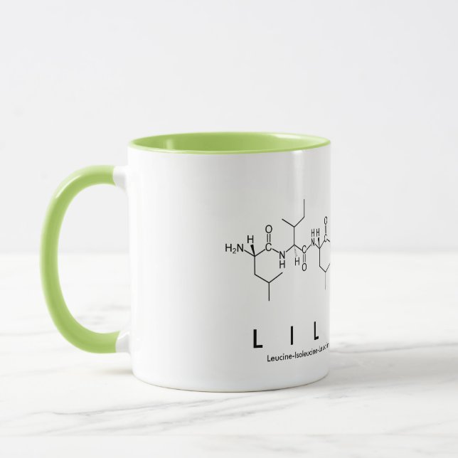 Tasse des Lily-May-Peptids (Links)