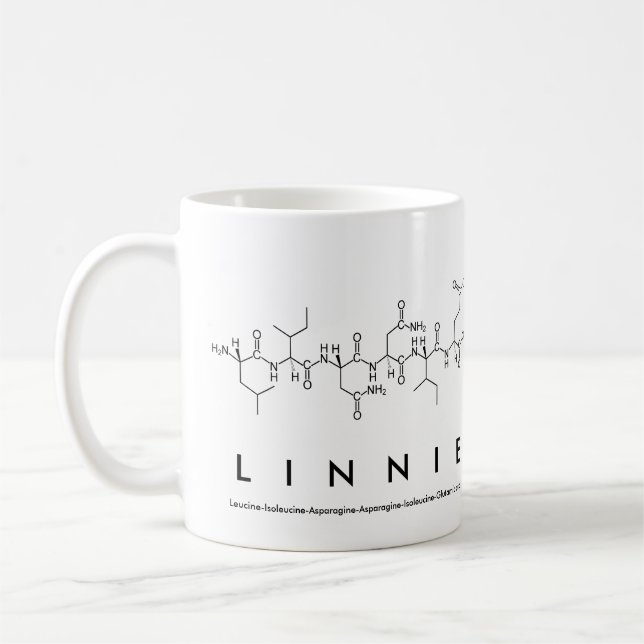 Tasse des Linnie-Peptids (Links)