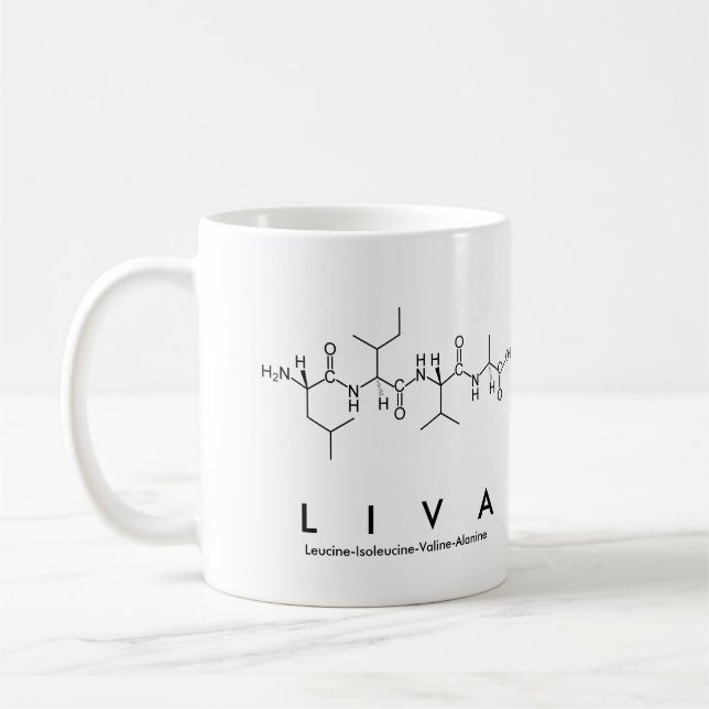 Tasse des Liva Peptids (Links)