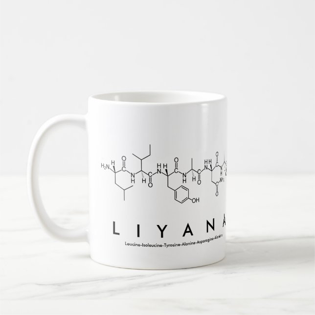 Tasse des Liyana-Peptids (Links)