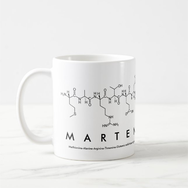 Tasse des Marten-Peptids (Links)