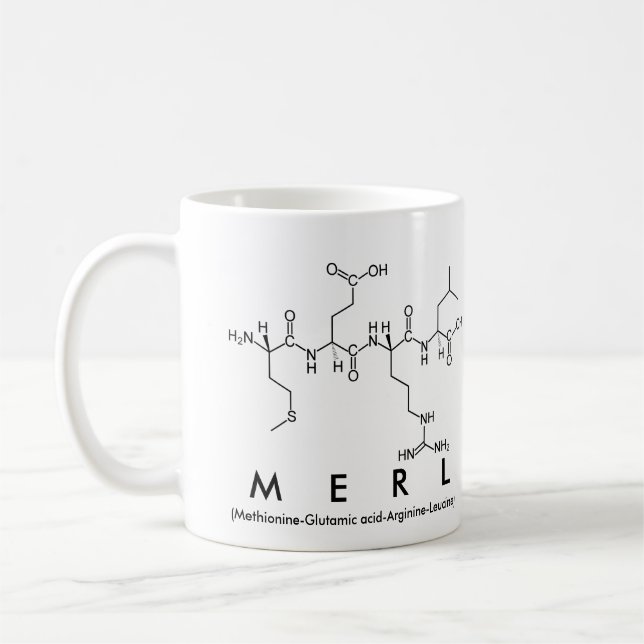 Tasse des Merl Peptids (Links)
