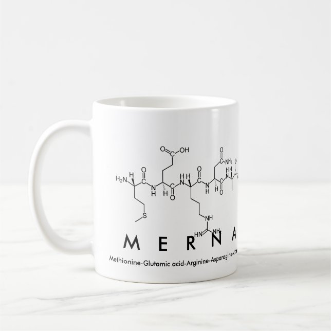Tasse des Merna-Peptids (Links)