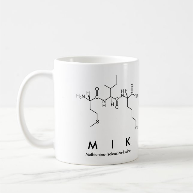 Tasse des Mik Peptids (Links)