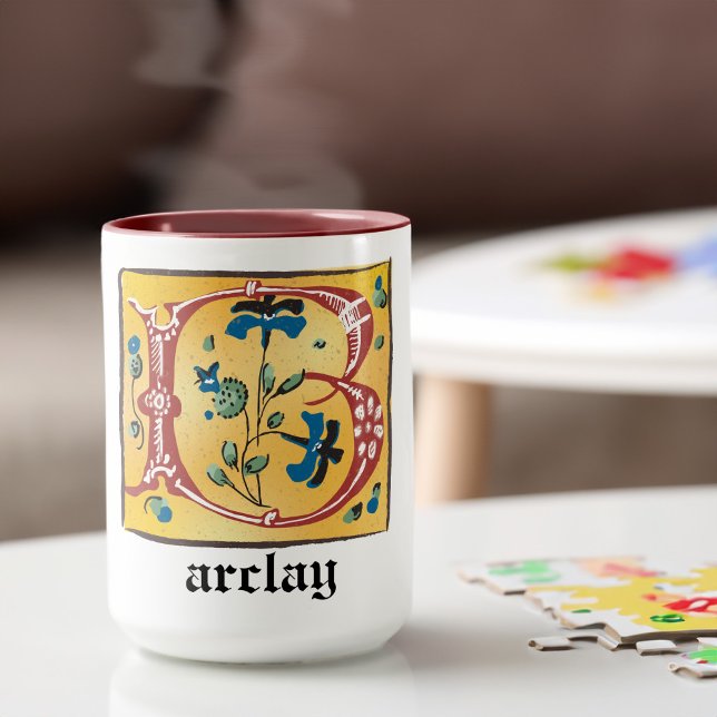 Tasse des mittelalterlichen blorbeleuchteten Buchs (Von Creator hochgeladen)