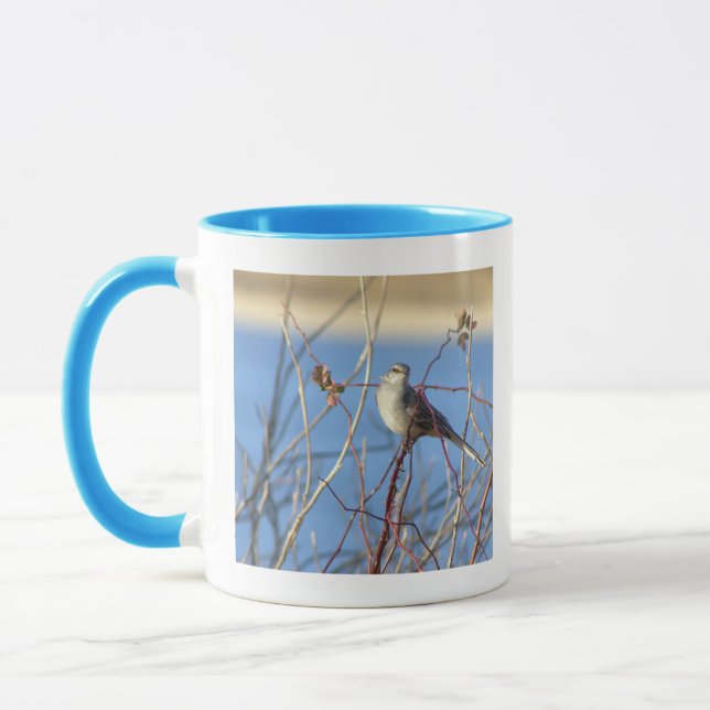Tasse des Mockingbird-Fotos (Links)