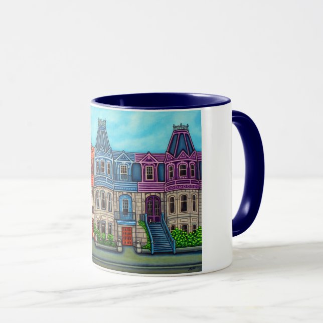 Tasse des Montrealer Kaffees (VorderseiteRechts)