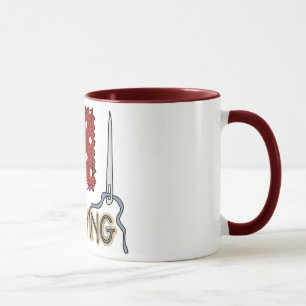 Tasse des Nähens