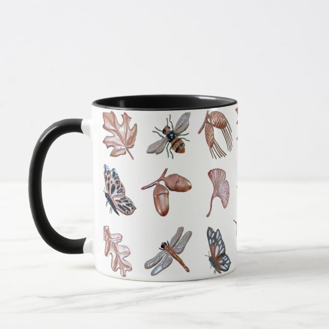 Tasse des Naturdrucks (Links)