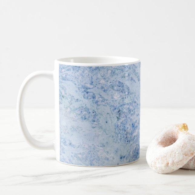 Tasse des Natursteinmusters (Mit Donut)