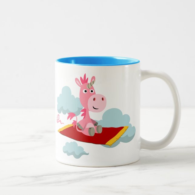 Tasse des niedlichen Cartoon Unicorns magischer Te (Rechts)