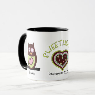 Tasse des Owl Couple Jubiläums