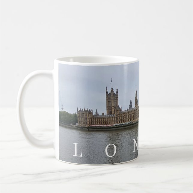 Tasse des Parlaments in London (Links)
