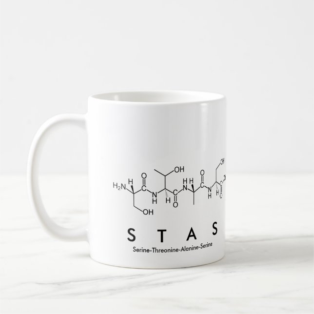 Tasse des Peptids (Links)