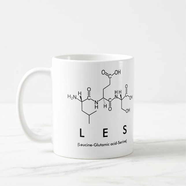 Tasse des Peptids (Links)