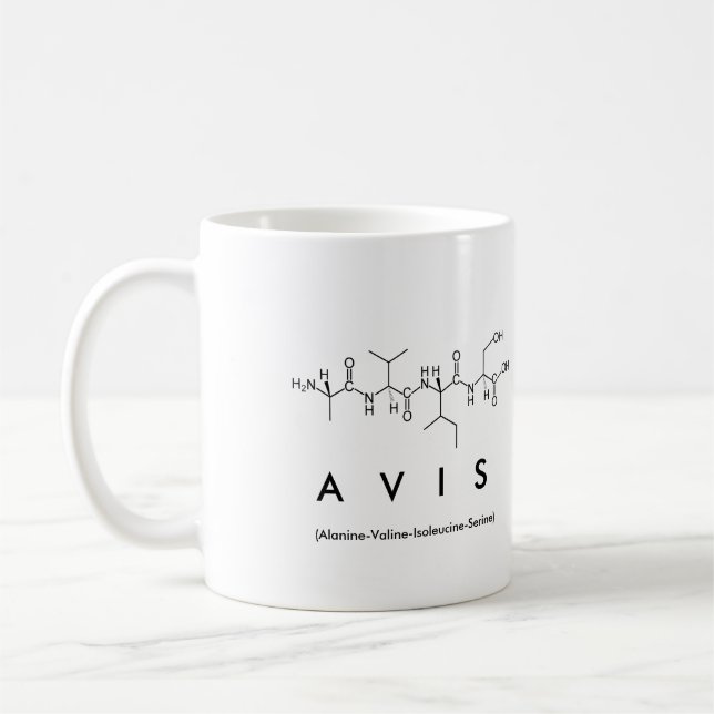 Tasse des Peptids (Links)