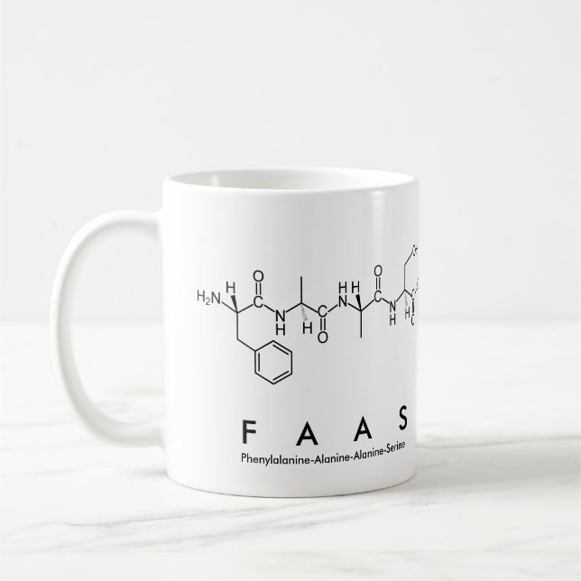 Tasse des Peptids (Links)