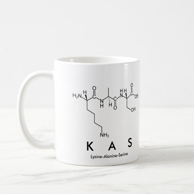 Tasse des Peptids (Links)