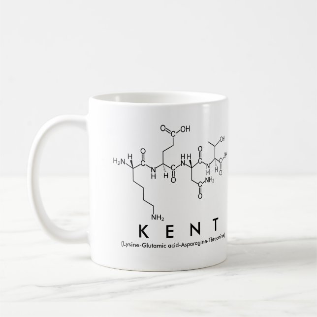Tasse des Peptids (Links)