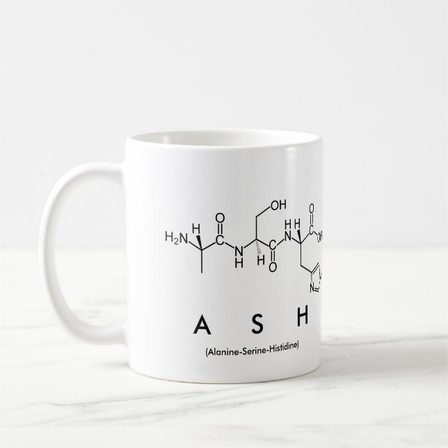 Tasse des Peptids (Links)