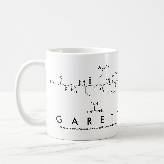 Tasse des Peptids (Links)