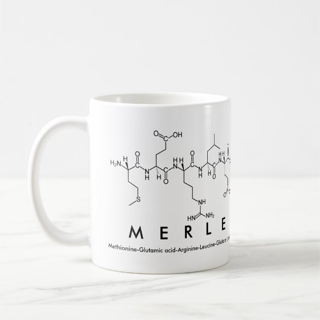 Tasse des Peptids (Links)